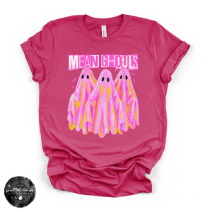 Mean Ghouls Tee | Funny Halloween Ghost Graphic T-Shirt — view 6