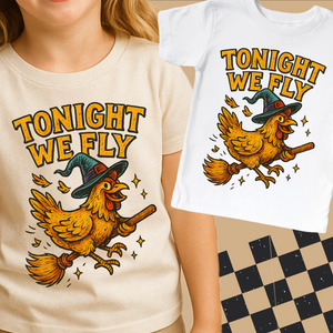 Tonight We Fly Witch Halloween Shirt - Halloween Tee — view 1