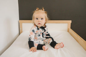 Boo Bash Halloween Bamboo Zippy Romper Pajamas *Newborn & 0-3 months only — view 3
