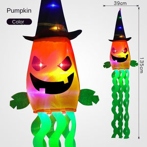 Halloween decorative hair dryer flag pendant ghost festival atmosphere luminous ghost hair dryer outdoor tree hanging supplies hanging ghost — view 8
