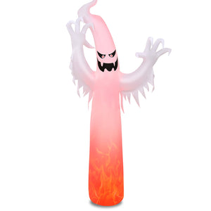 12 Feet Halloween Inflatable Decoration with Built-in LED Lights — view 3
