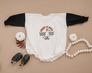 Creep It Real Halloween Sweatshirt Romper - more colors — view 2
