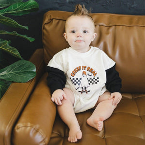 Creep It Real Halloween Sweatshirt Romper - more colors — view 3