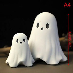 Cute Ghost Halloween Statue — view 10