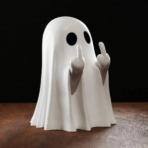 Cute Ghost Halloween Statue — view 5