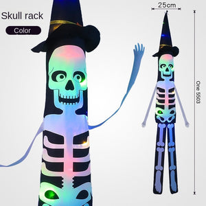 Halloween decorative hair dryer flag pendant ghost festival atmosphere luminous ghost hair dryer outdoor tree hanging supplies hanging ghost — view 6