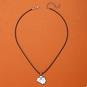 Halloween Ghost Pendant Necklace — view 6