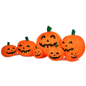 7.5 Feet Halloween Inflatable 7 Pumpkins Patch with LED Lights — view 4