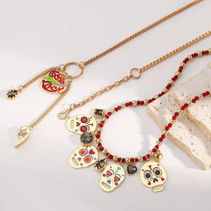 18K Gold-Plated Halloween Charm Necklace — view 6