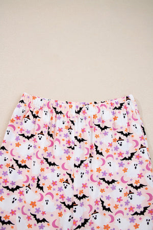 Halloween Ghosts & Bats Pajama Set — view 5