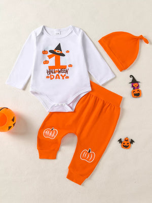 Children's Halloween 3-Piece Baby Outfit Set — view 1