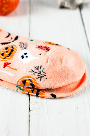 Delicacy Spooky Season Halloween Element Print Socks — view 3