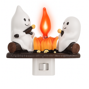 Ghost Campfire Flickering Night Light for Halloween Decor — view 1