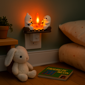 Ghost Campfire Flickering Night Light for Halloween Decor — view 8