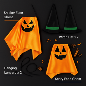 Hanging Ghosts with Wizard Hat - 2 Pack Halloween Decor — view 7