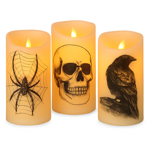 Halloween Flameless Candle Lamp 3-Pack with Timer — view 17