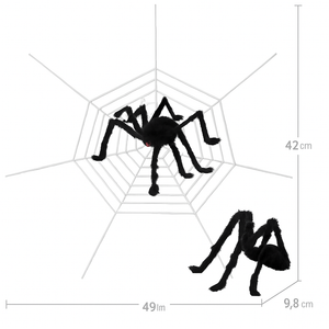 Giant Halloween Spider Decoration Outdoor — view 3