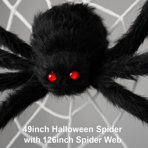 Giant Halloween Spider Decoration Outdoor — view 4