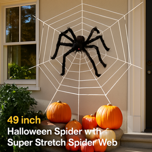 Giant Halloween Spider Decoration Outdoor — view 5