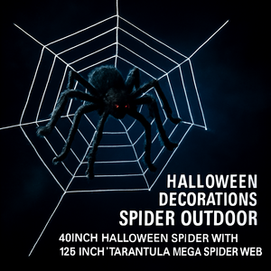 Giant Halloween Spider Decoration Outdoor — view 8
