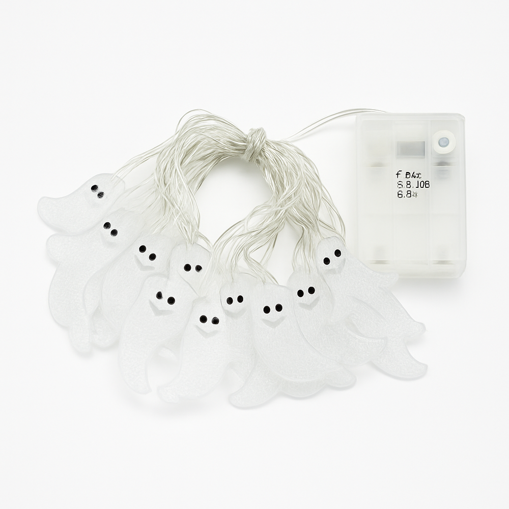 Halloween Ghost String Lights for Parties and Home Decor