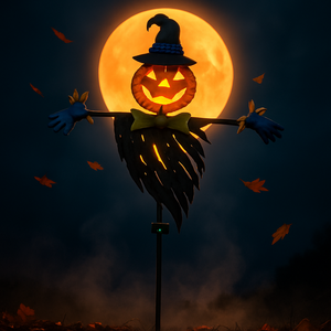 Scarecrow Shape Halloween Decoration Light for Garden — view 2