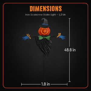 Scarecrow Shape Halloween Decoration Light for Garden — view 3