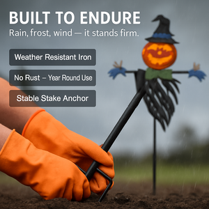Scarecrow Shape Halloween Decoration Light for Garden — view 6