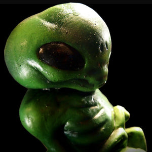 Green Alien Monster Embryo in Formaldehyde Jar Prop — view 7