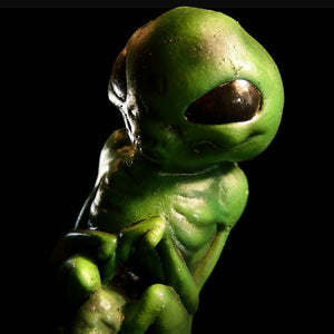 Green Alien Monster Embryo in Formaldehyde Jar Prop — view 6