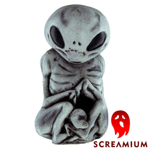 Grey Alien Monster Embryo in Formaldehyde Jar Prop — view 1