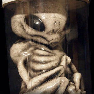 Grey Alien Monster Embryo in Formaldehyde Jar Prop — view 10