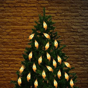 Halloween Cute Ghost LED String Lights Upholstery Lights — view 8
