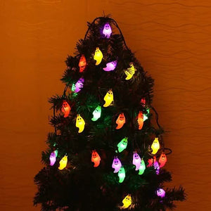 Halloween Cute Ghost LED String Lights Upholstery Lights — view 13