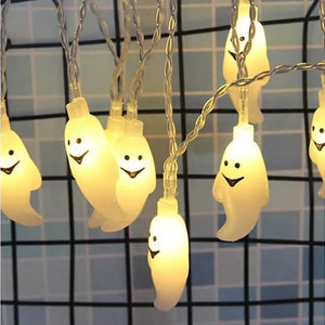 Halloween Cute Ghost LED String Lights Upholstery Lights — view 7