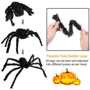 Halloween Decorations Spider 49" with 126" Tarantula Mega Spider Web — view 3
