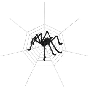 Halloween Decorations Spider 49" with 126" Tarantula Mega Spider Web — view 1