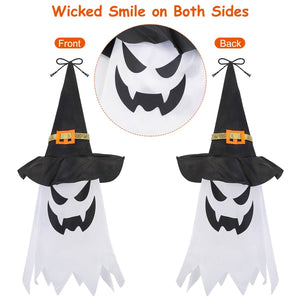 Halloween Ghost Witch Hat Hanging Light Lantern — view 7