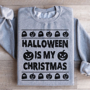 Halloween Is My Christmas Sweatshirt — view 2