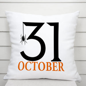 Halloween Pillow, halloween decoration, October 31 throw pillow covers, Spider — view 1