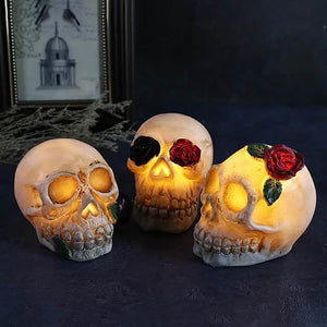 Halloween Resin Skull LED Night Light Decorative Light — view 6