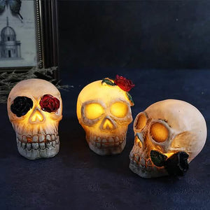 Halloween Resin Skull LED Night Light Decorative Light — view 7
