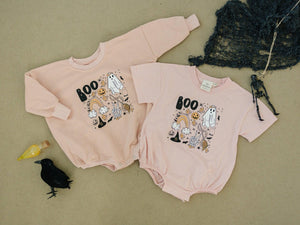 Halloween Sweatshirt Romper — view 2