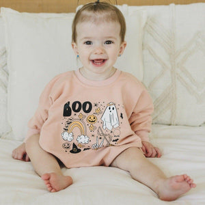 Halloween Sweatshirt Romper — view 1