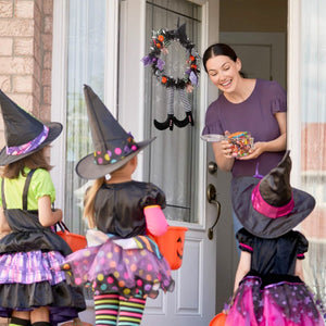 Halloween Witch Wreath Pumpkin Decorations — view 10