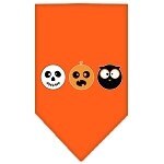 Halloween Pet and Dog Bandana Screen Printed, "The Spook Trio" — view 1