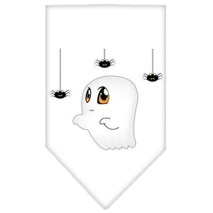 Halloween Pet and Dog Bandana Screen Printed, "Sammy the Ghost" — view 2