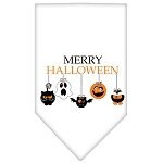 Halloween Pet and Dog Bandana Screen Printed, "Merry Halloween" — view 1