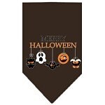 Halloween Pet and Dog Bandana Screen Printed, "Merry Halloween" — view 2