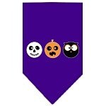 Halloween Pet and Dog Bandana Screen Printed, "The Spook Trio" — view 4
